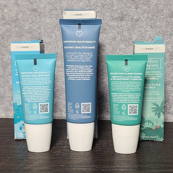 NIB Bundle Skincare Products Selfless by Hyram Moisturizer, Oil Control Serums - Picture 2 of 8